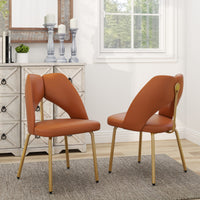Light Luxury Design Aesthetics Dining Chairs Set of 2