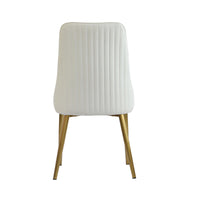Light Luxury Leather Dining Chair Set of 2