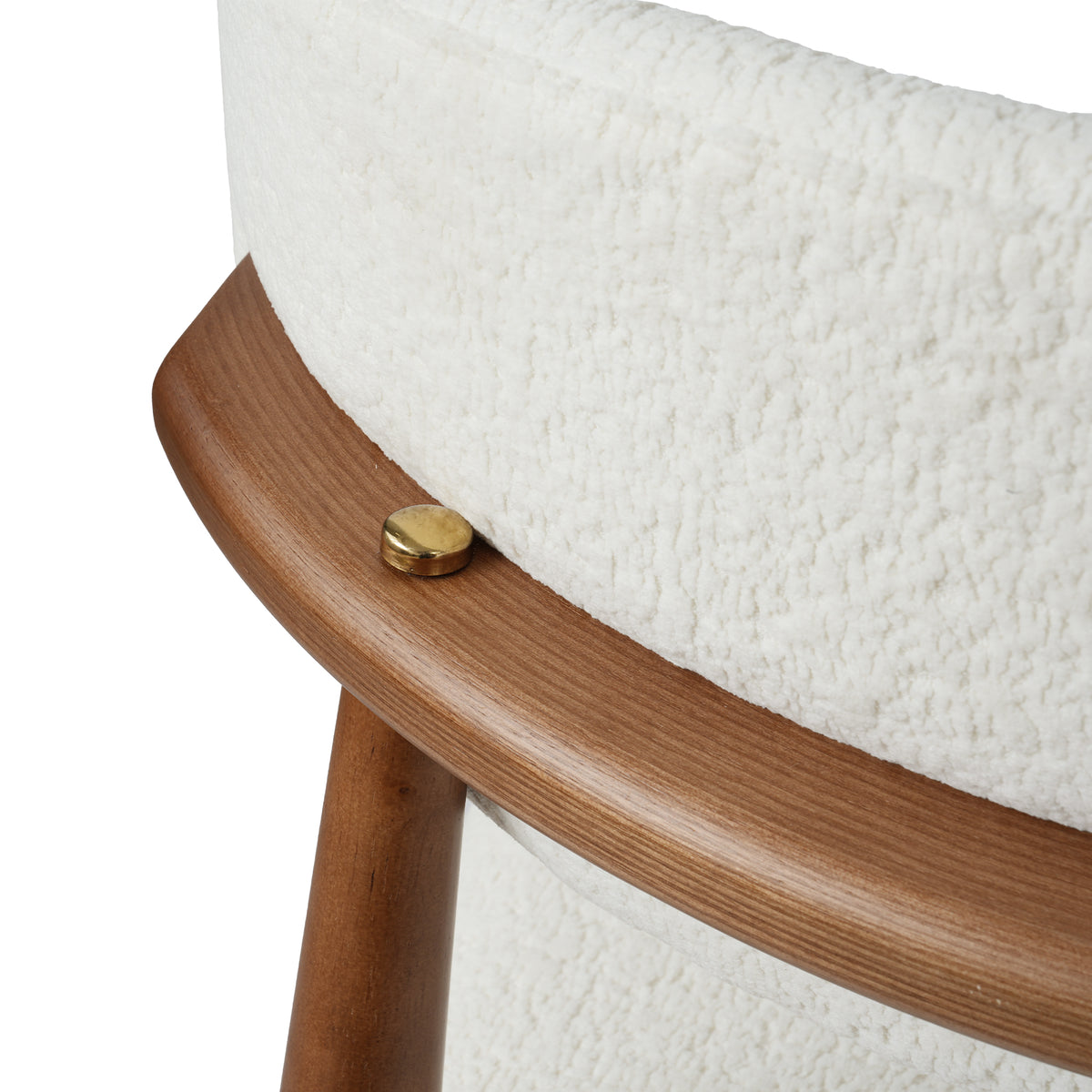 Modern Backrest Upholstered Bar Stool Set – Solid Wood Frame, Metal Footrest, 2-Pack Per Box