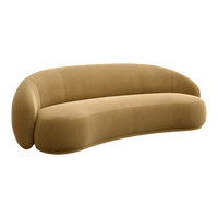 Modern Cashew-Shaped Sofa – Artistic Shape for Living Room & Leisure Area