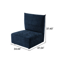Modern Petal Modular Sectional Sofa – Chenille Fabric with Adjustable Backrests, L-Shaped Corner Couch