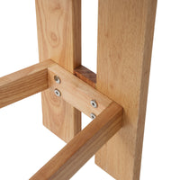 Minimalist Upholstered Counter Bar Stool Set, Solid Wood Frame, 2-Pack Per Box