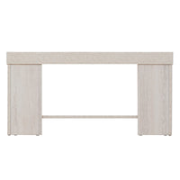 Travertine Block Leg Square Coffee Table