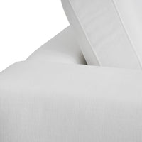 Minimalist Modern Sherpa Sectional Loveseat