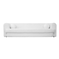 Modern Sherpa Wide Seat Sofa