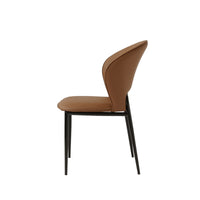 Modern Italian Style PU Leather Dining Chair Set of 2
