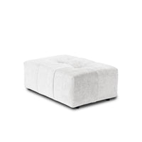Large-Size Modular Sectional Sofa – Soft Velvet Fabric + 3D Cushions, Open Relaxed Vibe Living Room Sofa