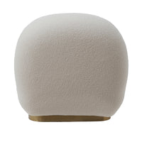 Modern Armless Single Sofa Round Seat