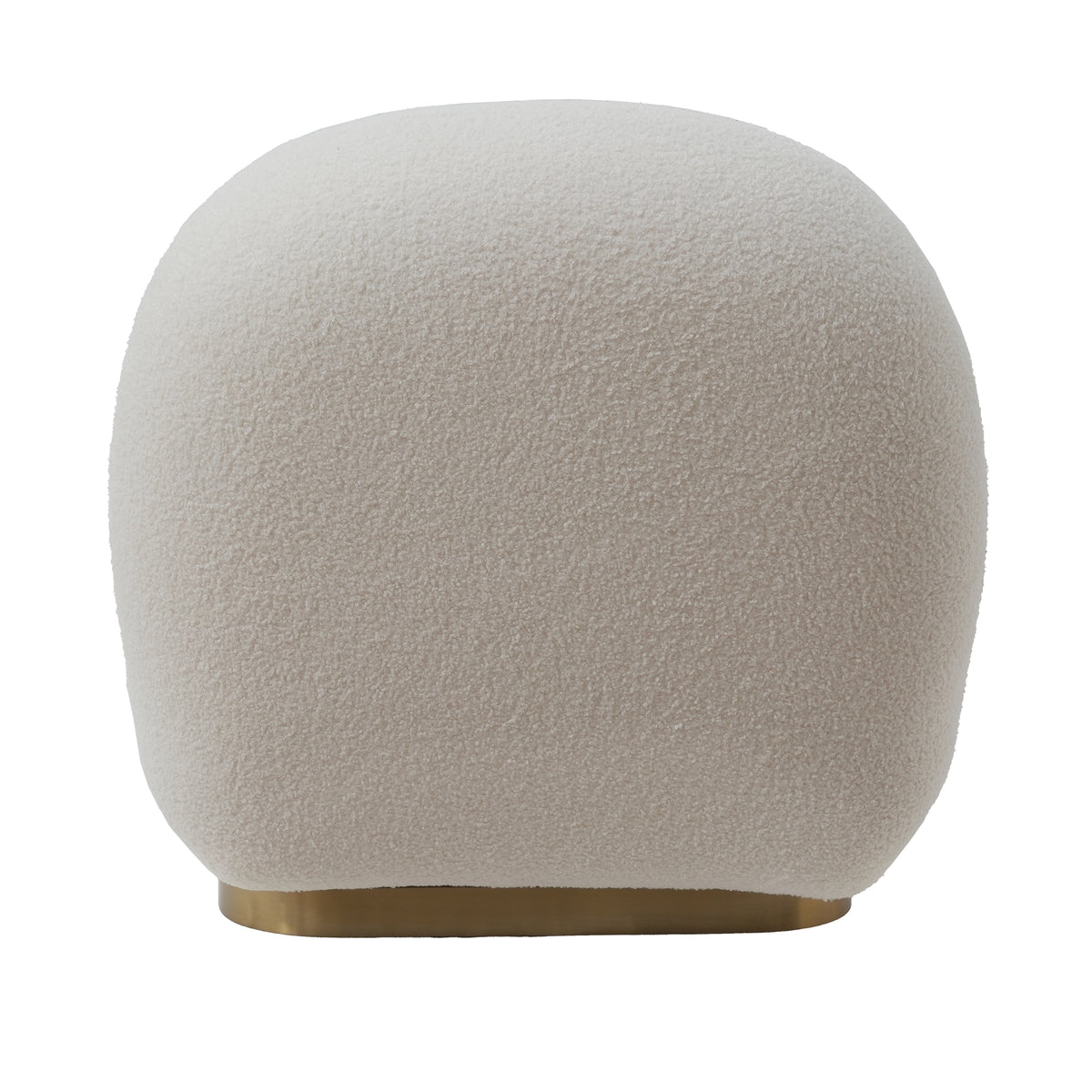 Modern Armless Single Sofa Round Seat
