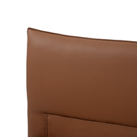 Modern Queen And King Size Leather Bed with Wood Frame