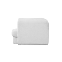 Modern Sherpa Wide Seat Sofa