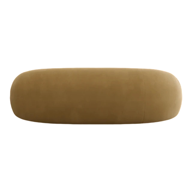 Modern Cashew-Shaped Sofa – Artistic Shape for Living Room & Leisure Area