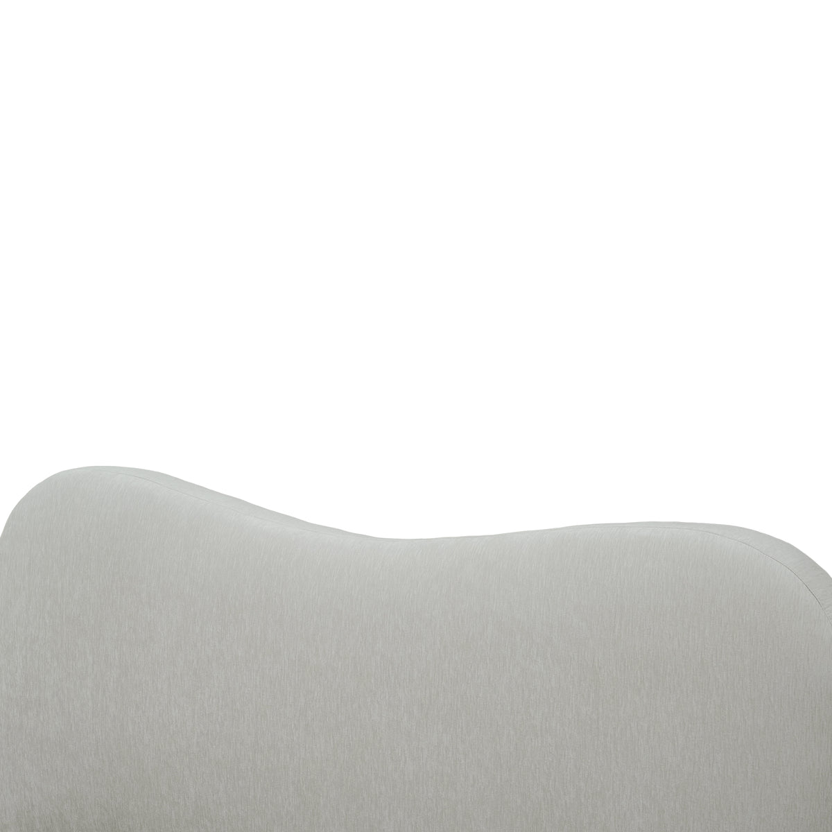Wave-Shaped Upholstered Platform Bed – Queen & King Size Options