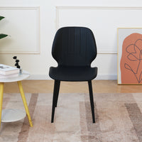 Modern Vertical Stitch PU Upholstered Dining Chair Set – 2 Color Options, 2-Pack / 4-Pack Available