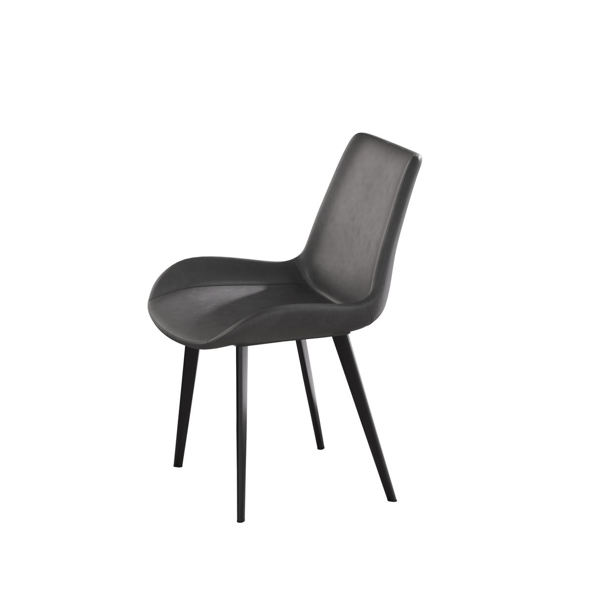 Modern Simple Luxury High-end Tea Restaurant Table Chair Italian Minimalist Leather Chair Nordic Backrest Chair