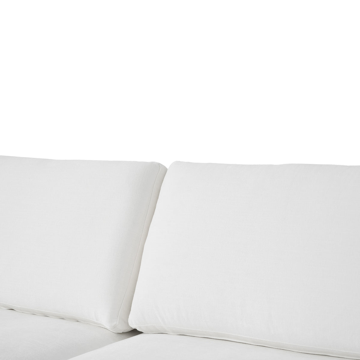 Minimalist Modern Sherpa Sectional Loveseat