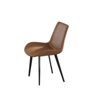 Modern Simple Luxury High-end Tea Restaurant Table Chair Italian Minimalist Leather Chair Nordic Backrest Chair