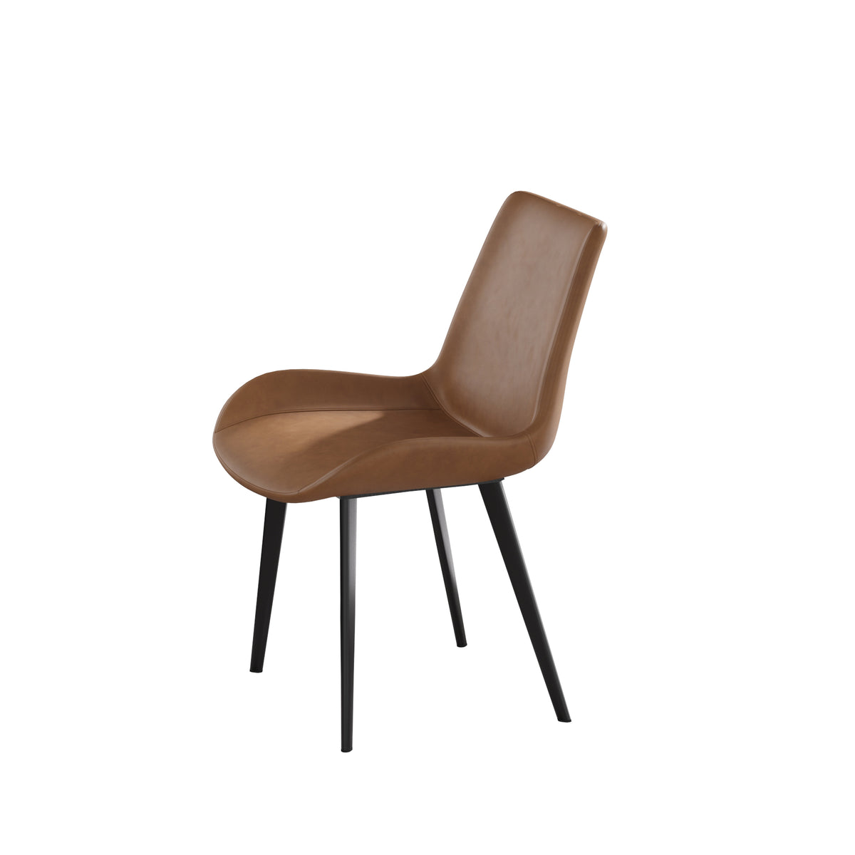 Modern Simple Luxury High-end Tea Restaurant Table Chair Italian Minimalist Leather Chair Nordic Backrest Chair