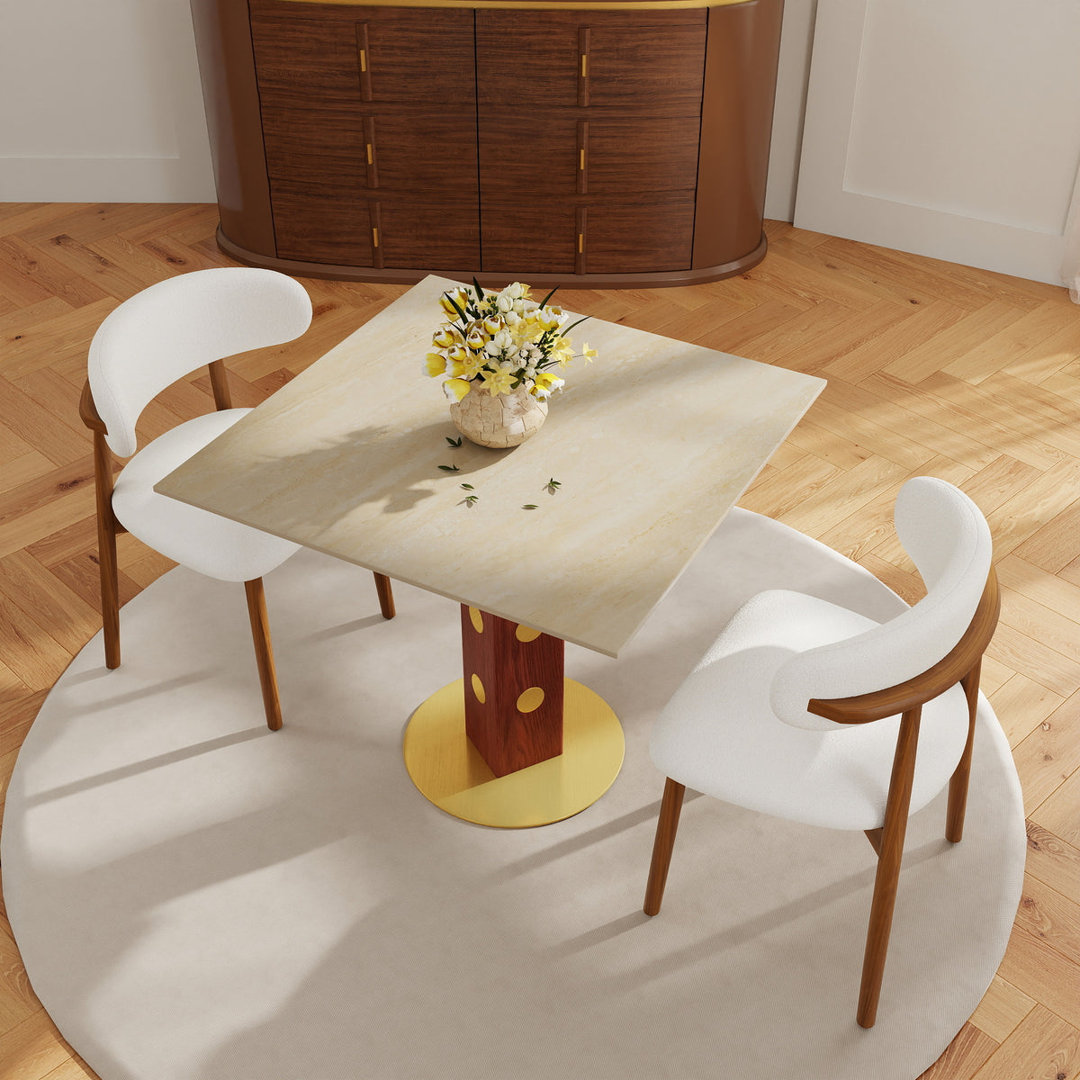 Light Luxury Multi-Tabletop Optional Meeting Table