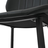 Modern Vertical Stitch PU Upholstered Dining Chair Set – 2 Color Options, 2-Pack / 4-Pack Available