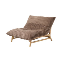 Leisure Lounge Chair – Corduroy Fabric, Solid Wood Frame for Living Room Corner/Bedroom Rest Area