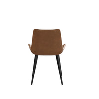 Modern Simple Luxury High-end Tea Restaurant Table Chair Italian Minimalist Leather Chair Nordic Backrest Chair