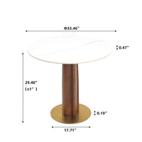 Light Luxury Conversation Table – Multi-Shape & Material Options + Multi-Column Solid Wood Leg, Retro Luxury Leisure Table