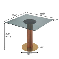 Light Luxury Conversation Table – Multi-Shape & Material Options + Multi-Column Solid Wood Leg, Retro Luxury Leisure Table