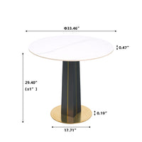 Light Luxury Conversation Table – Multi-Shape & Material Options + Color-Block Legs, Leisure Tea Table