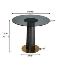 Light Luxury Conversation Table – Multi-Shape & Material Options + Color-Block Legs, Leisure Tea Table
