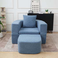 Foldable Sofa Bed, Compressed Pure Sponge Teddy Velvet Floor Couch, 4 Color Options Multi-Functional Sleeper Chair for Living Room Bedroom
