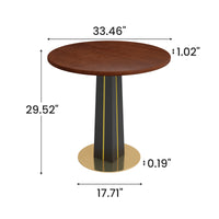 Light Luxury Conversation Table – Multi-Shape & Material Options + Color-Block Legs, Leisure Tea Table