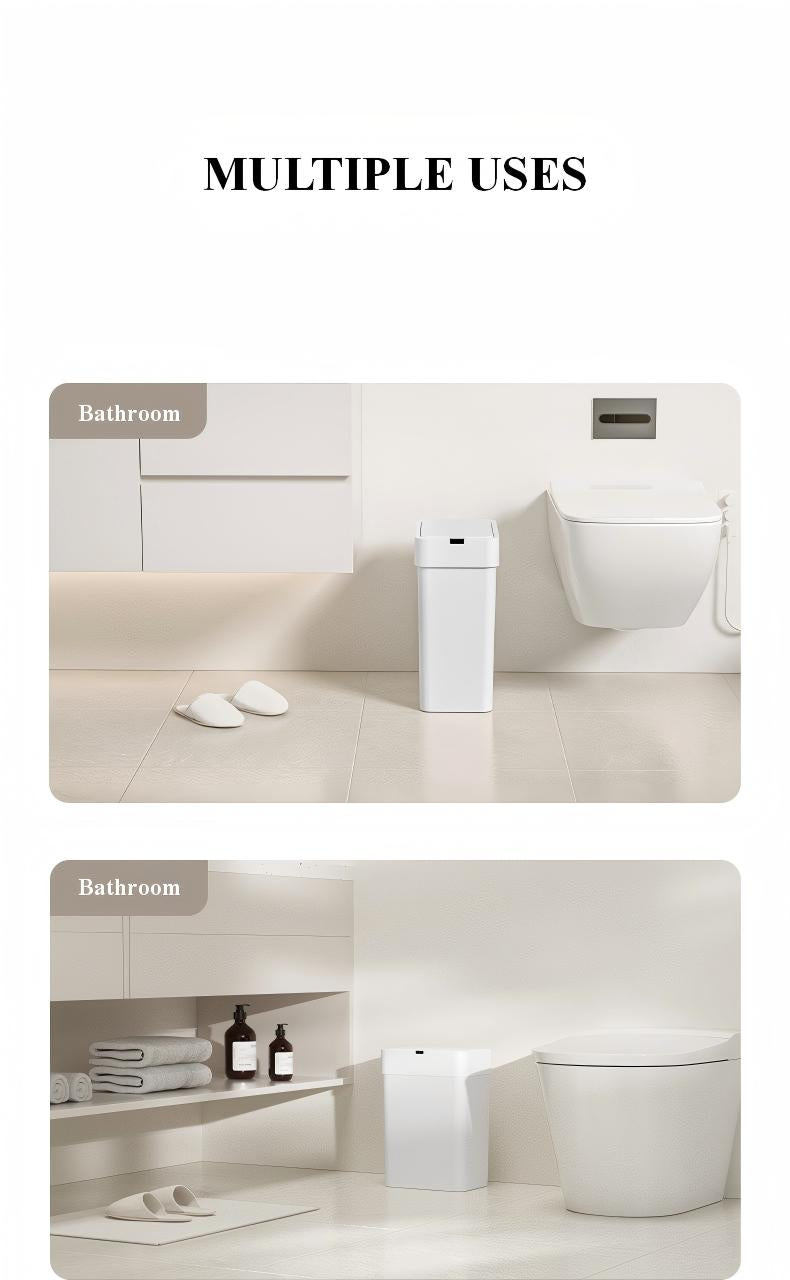 PureSense Motion Sensor Trash Can Set (2-Pack)