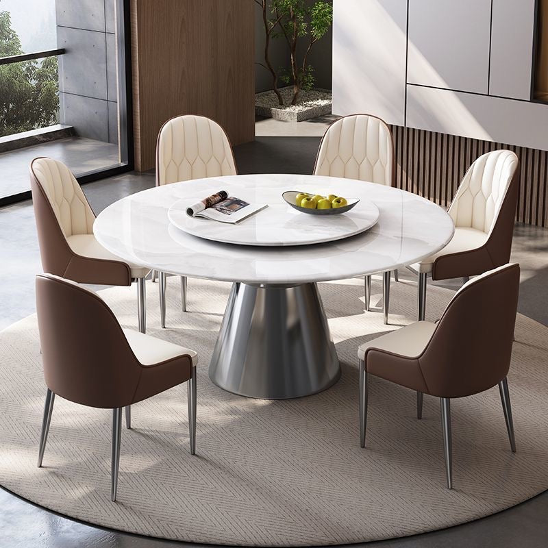 Celestia Slate Round Dining Table