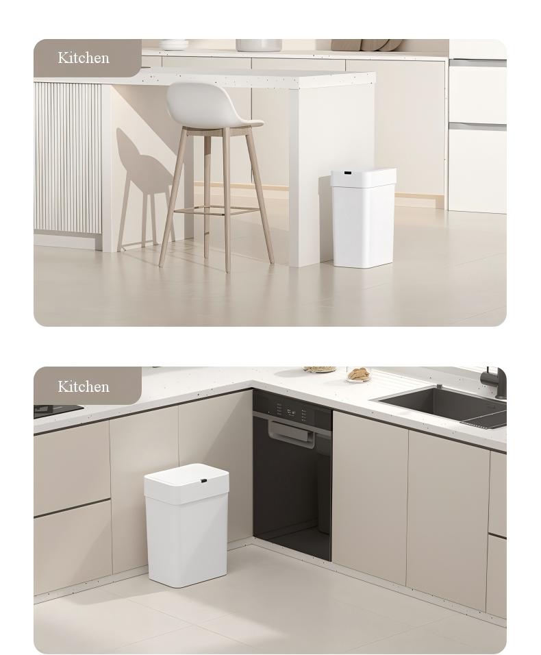 PureSense Motion Sensor Trash Can Set (2-Pack)