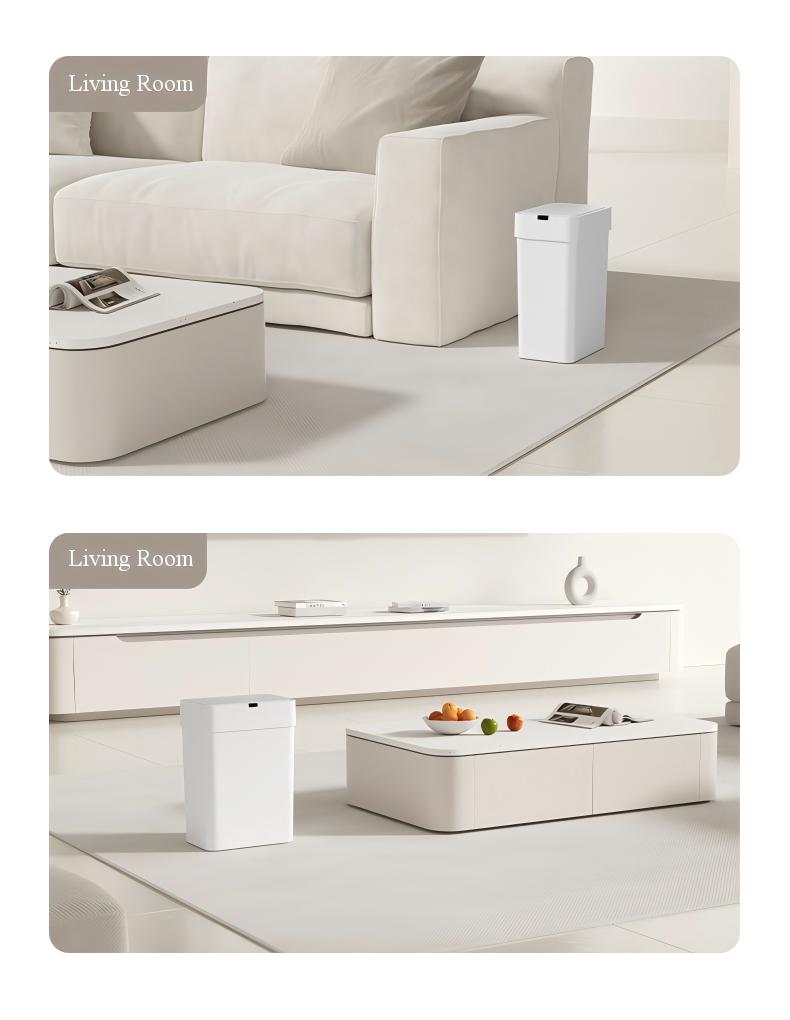 PureSense Motion Sensor Trash Can Set (2-Pack)