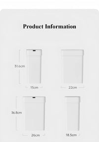 PureSense Motion Sensor Trash Can Set (2-Pack)