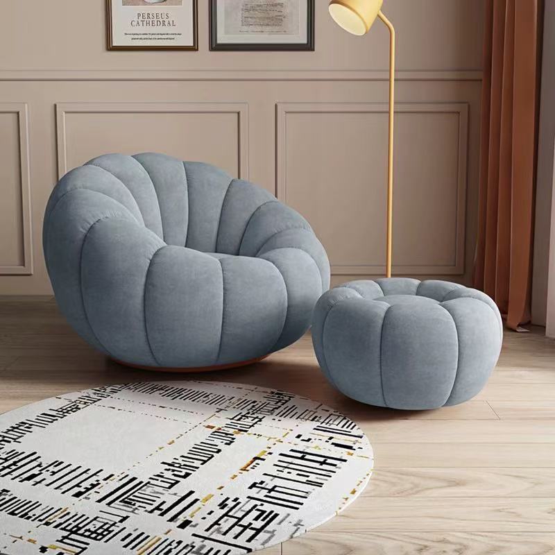 Cozy Pumpkin Lounge Chair