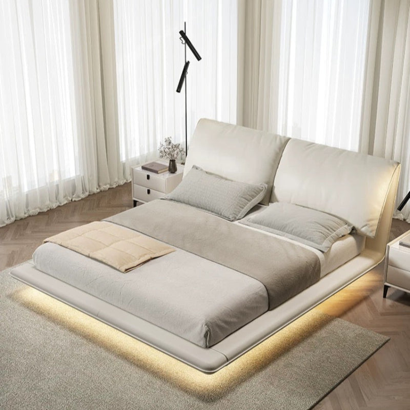 Lumina Float Leather Bed #02