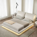 Lumina Float Leather Bed #02