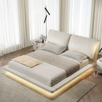 Lumina Float Leather Bed #02