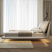 Lumina Float Leather Bed #02