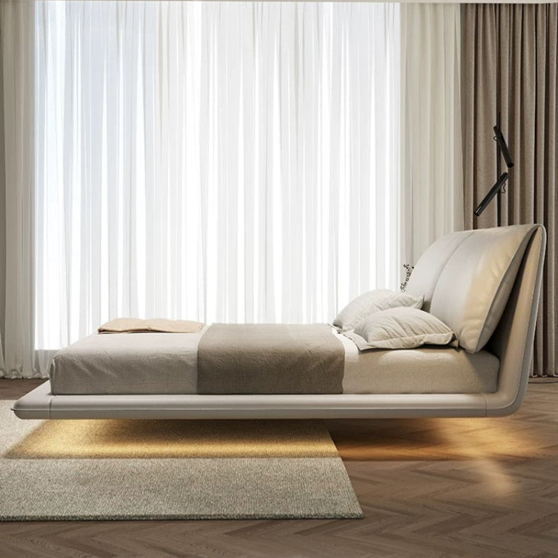 Lumina Float Leather Bed #02