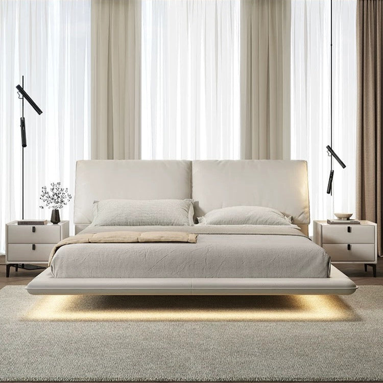 Lumina Float Leather Bed #02