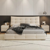 Éclair Puff Leather Bed #07
