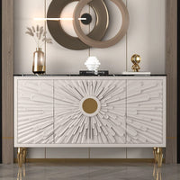 Soleil Royale Sideboard — Slate Top Entry Cabinet