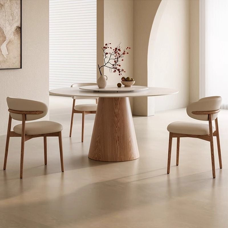 Solstice Oak Round Dining Table