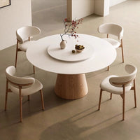 Solstice Oak Round Dining Table