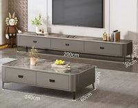 Urban Slate TV Stand & Coffee Table Set