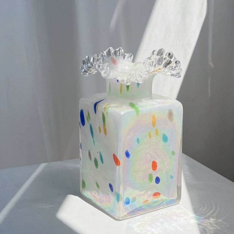 Confetti Bloom Glass Vase